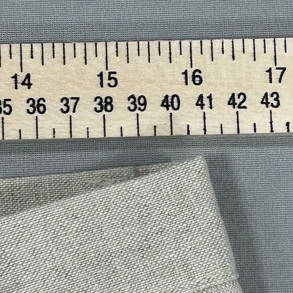 Dockers Shorts Men 34 Cream Linen Cotton Chino Pleated Golf Pockets Casual Khaki - Picture 4 of 8